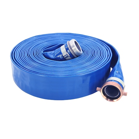 Udp Abbott Rubber PVC Discharge Hose 1-1/2 in. D X 50 ft. L HA3853002